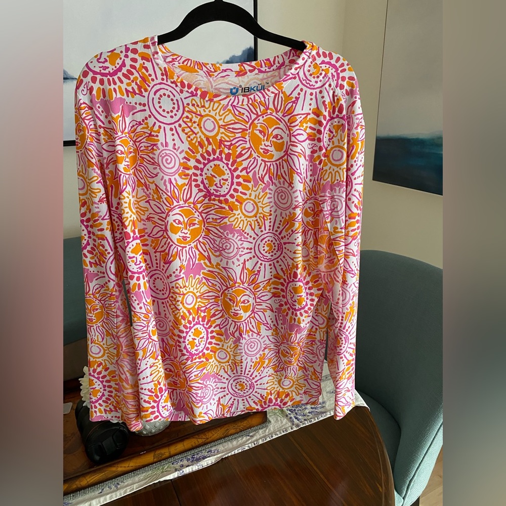 IBKUL long sleeve golf or sun shirt.  New with tags.  Size XXL